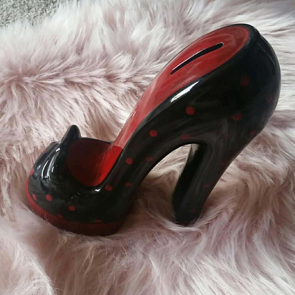 High heel piggy bank